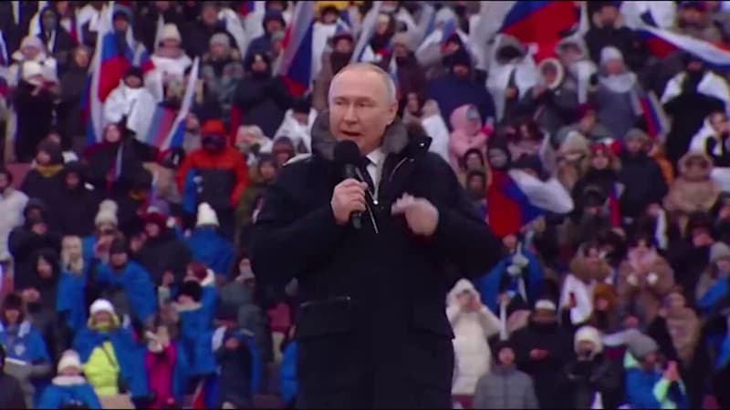 Vladimir Poutine: “Une bataille se déroule sur nos terres historiques”