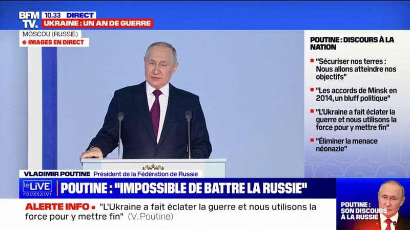 Vladimir Poutine propose la création “d’un fond d’aide” pour les familles des soldats mobilisés