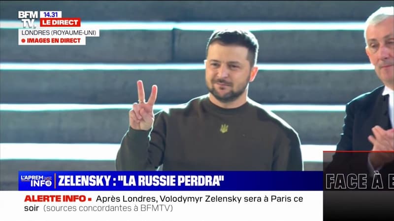 Volodymyr Zelensky: “Je quitterai le Parlement aujourd’hui en vous remerciant en avance pour les puissants avions britanniques”