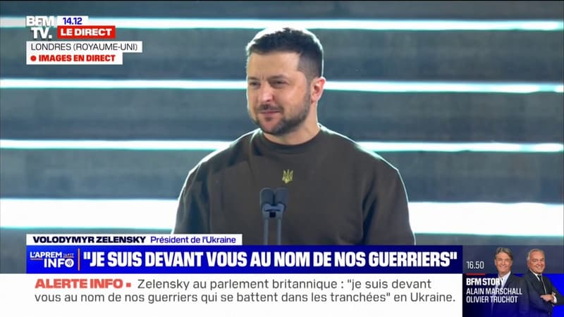 Volodymyr Zelensky: “Merci pour votre courage”