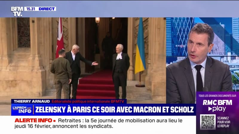 Volodymyr Zelensky sera à Paris ce soir pour rencontrer Emmanuel Macron et Olaf Scholz à l’Élysée