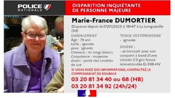 Couple de retraités de Roubaix disparu : leur voiture retrouvée, un seul corps s’y trouve