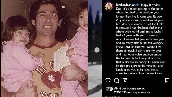 “J’ai besoin de toi” : Kim Kardashian publie un message poignant pour l’anniversaire de son défunt père