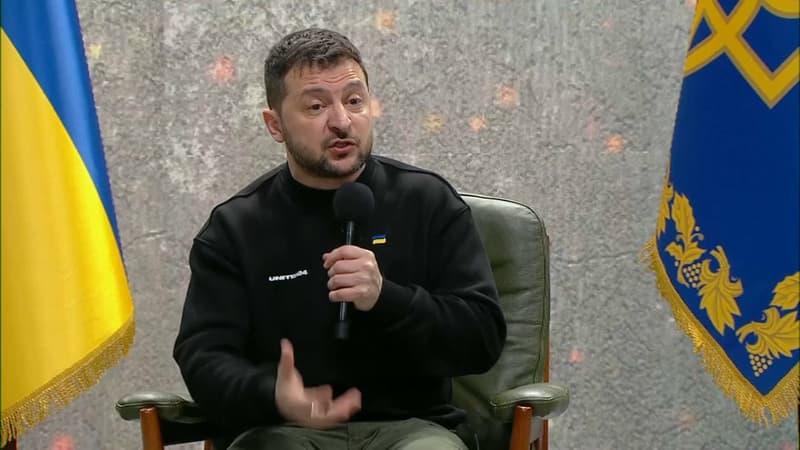 Volodymyr Zelensky: “Si les Russes pensaient à leur pays, il n’y aurait pas la guerre”