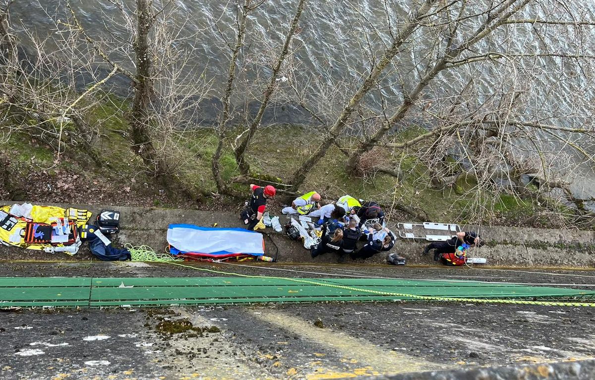 Toulouse : Un jeune homme grièvement blessé après une chute de 12 m sur les bords de la Garonne