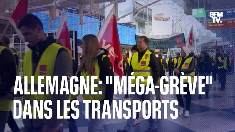 Allemagne: un mouvement de grève d’ampleur paralyse les transports