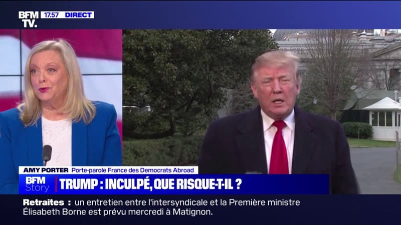 Amy Porter, porte-parole des Democrats Abroad: “Il n’y a rien dans la Constitution [des États-Unis] qui empêche un condamné de faire campagne depuis sa cellule de prison”