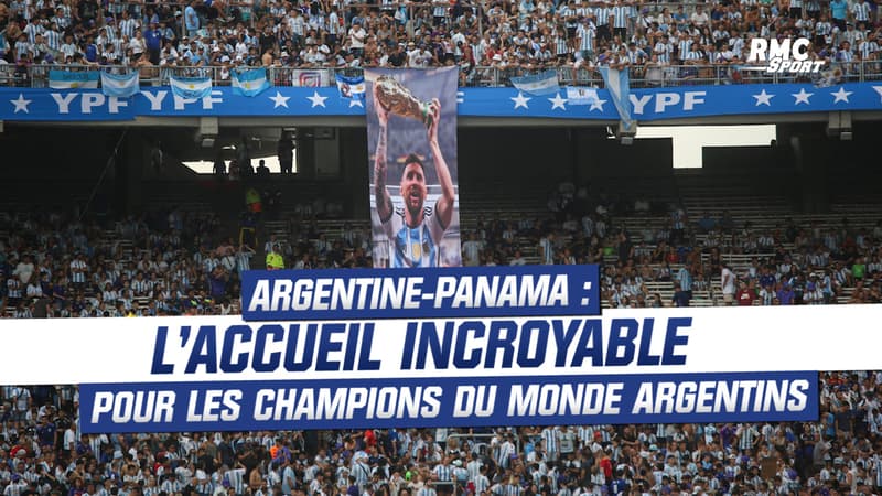 Argentine-Panama : L’accueil incroyable pour les champions du monde argentins