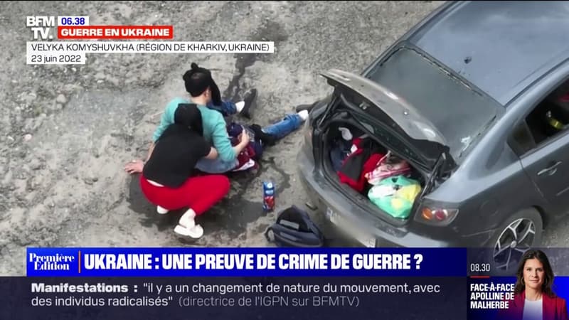 Dans la région de Kharkiv, les enquêteurs ont mis la main sur une vidéo, potentielle preuve d’un crime de guerre