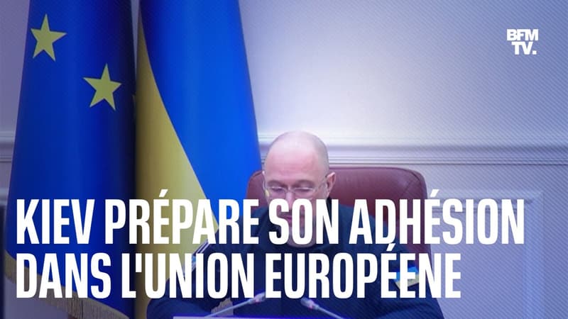 Kiev souhaite l’ouverture des négociations pour adhérer à l’UE “dès cette année”