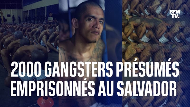 Salvador: 2000 gangsters présumés transférés en une journée dans la “plus grande prison d’Amérique”