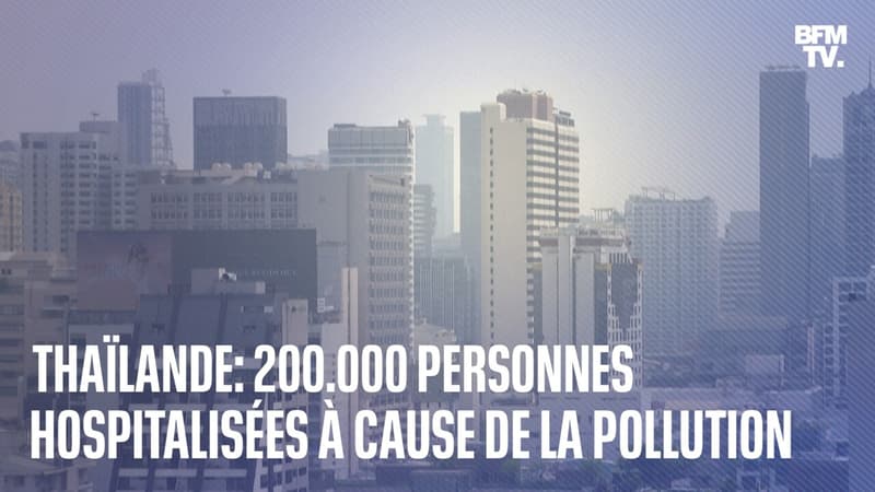 Thaïlande: 200.000 personne hospitalisées cette semaine à cause de la pollution de l’air