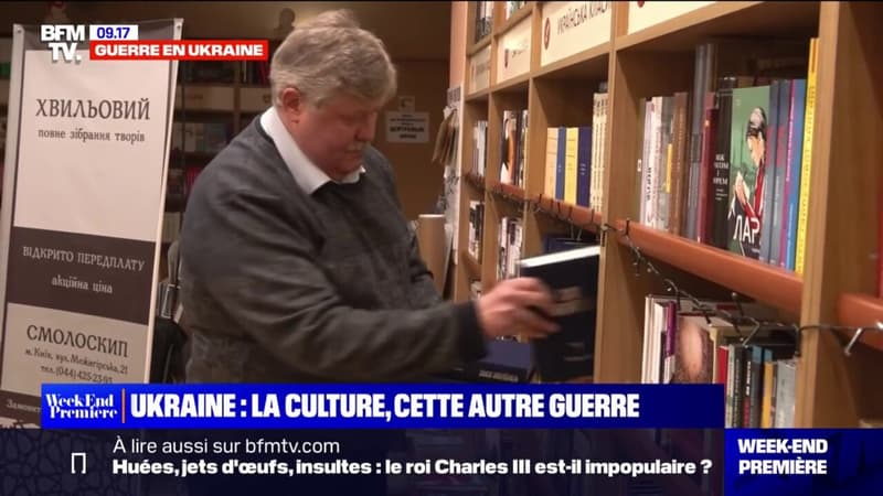 Ukraine: cette librairie de Kiev récolte les livres écrits en russe en échange d’une réduction