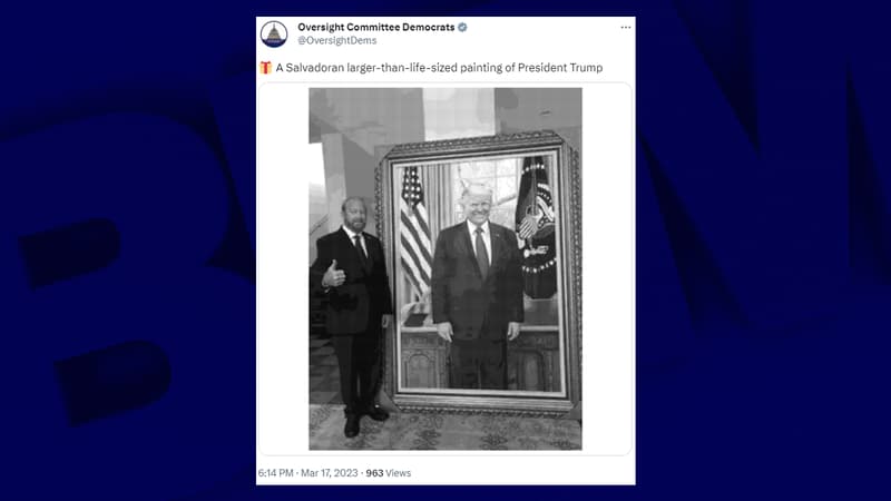 Un portrait, des sabres: une enquête pointe les cadeaux que Trump n’a pas déclarés durant sa présidence