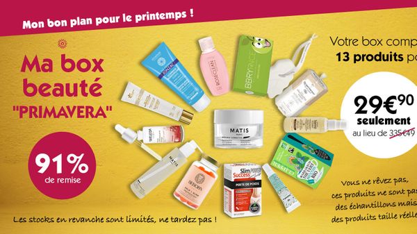 Découvrez la toute nouvelle box beauté "Primavera"