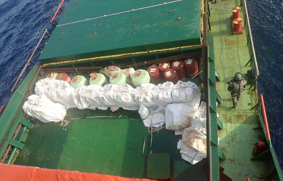 Trafic de drogues : Près de cinq tonnes de cocaïne saisies par la marine française au large des côtes africaines