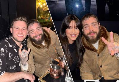 Le célèbre rappeur Post Malone prend du bon temps à Anvers: “Il a vraiment les pieds sur terre”