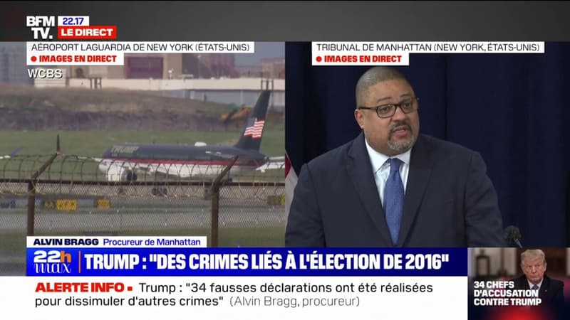 Alvin Bragg (procureur de Manhattan): “Donald Trump a cherché à dissimuler des crimes liés aux élections de 2016”