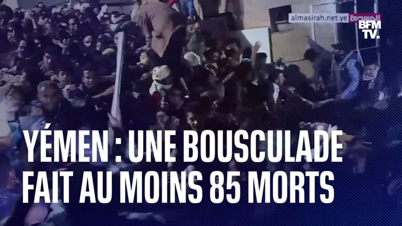 Au Yémen, une bousculade géante fait au moins 85 morts dans la capitale