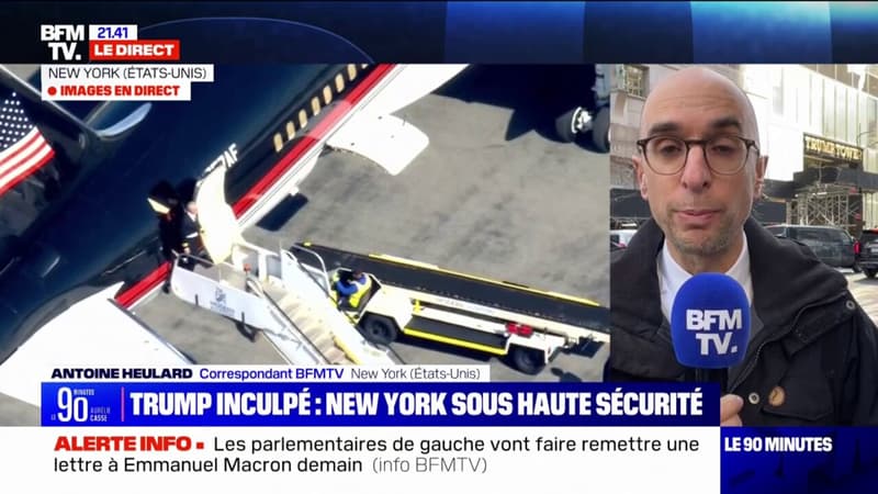 Des supporters de Donald Trump attendent l’ancien président à New York avant sa comparution