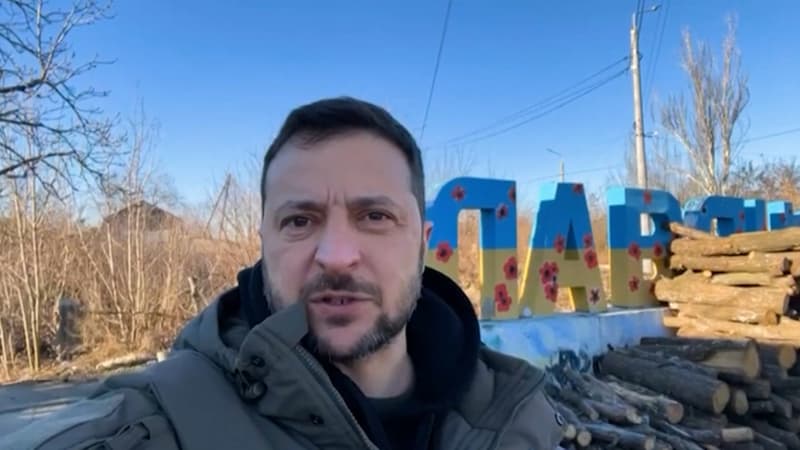 Ukraine: Volodymyr Zelensky s’est rendu à Avdiïvka, point chaud du front de l’Est