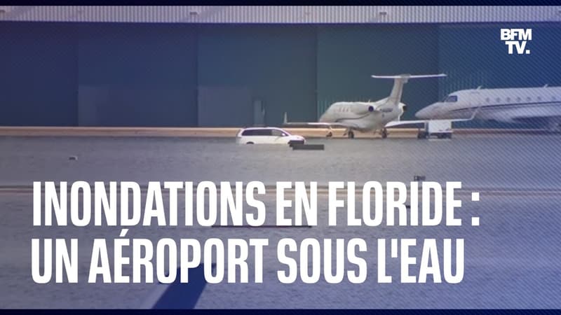 Inondations en Floride: l’aéroport de Fort Lauderdale envahi par la montée des eaux
