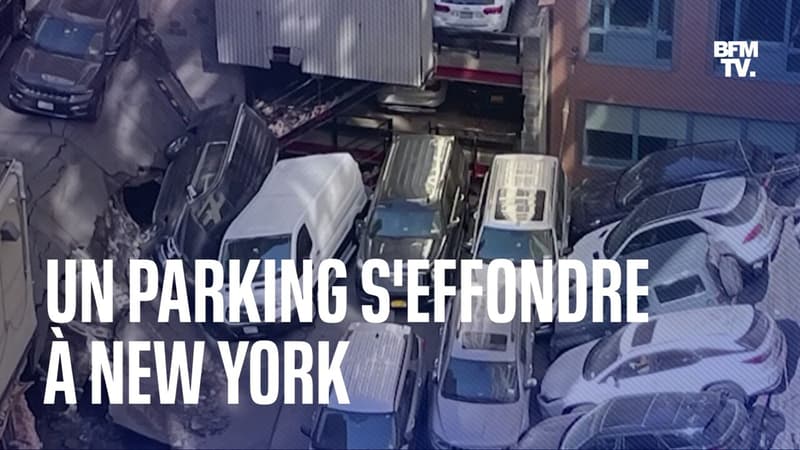 New York: un parking de 4 étages s’effondre dans le quartier du World Trade Center