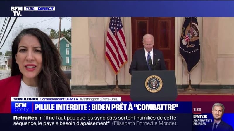 Pilule abortive: Joe Biden se dit prêt à “combattre” cette interdiction