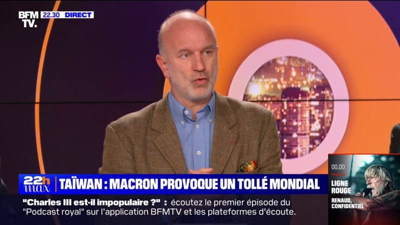 Pour Guillaume Ancel, “la position que prend Emmanuel Macron” sur Taïwan est “inacceptable pour les autres pays européens”