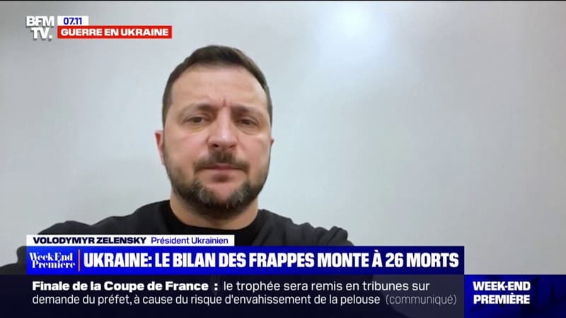 “Seul le mal absolu peut commettre une telle terreur contre l’Ukraine”: Volodymyr Zelensky réagit aux nouvelles frappes russes