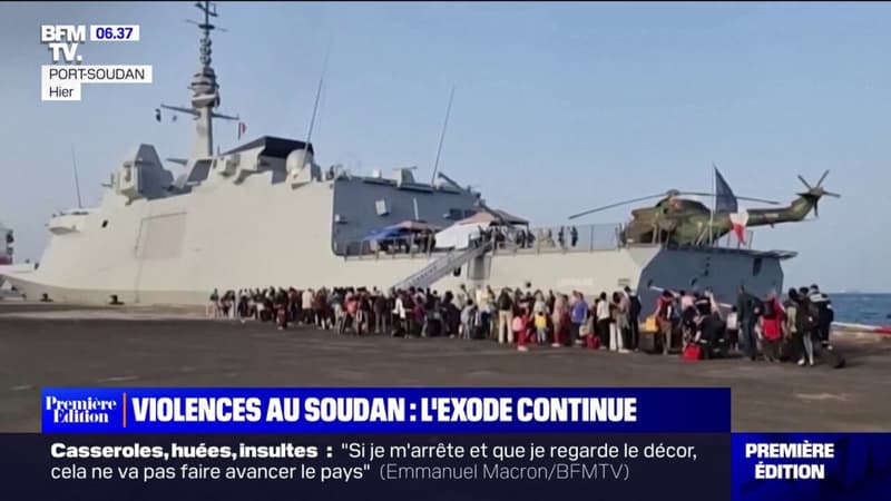 Soudan: une frégate française récupère des ressortissants