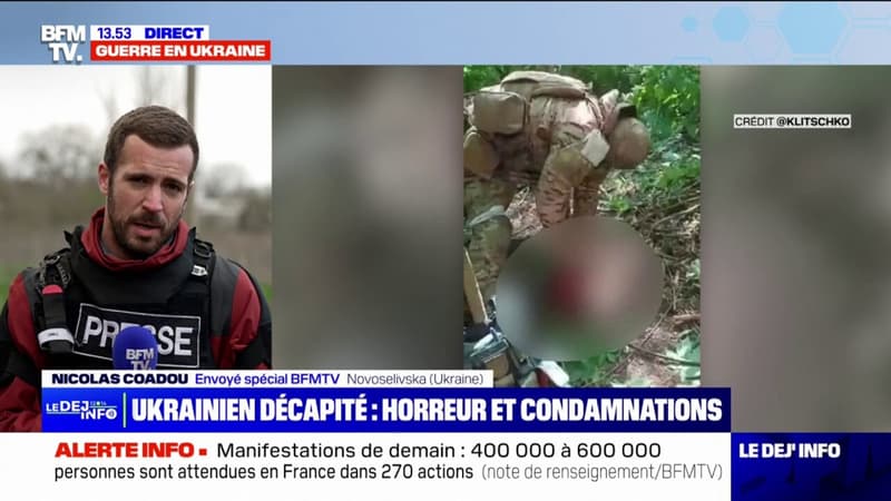 Ukraine: Volodymyr Zelensky dénonce les “monstres” russes après la diffusion d’une vidéo d’un prisonnier ukrainien présumé décapité