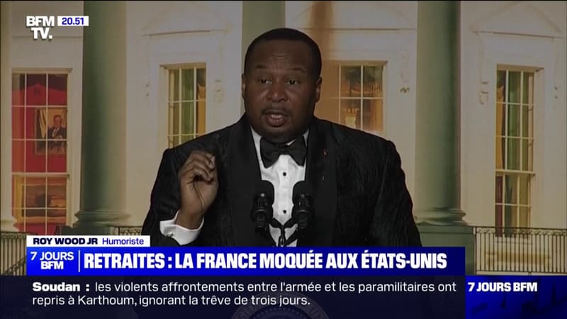 Un humoriste américain se paie Joe Biden, en évoquant la réforme des retraites en France