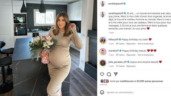 Sarah Lopez maman : elle évoque son accouchement "brusque" et "soudain" par césarienne