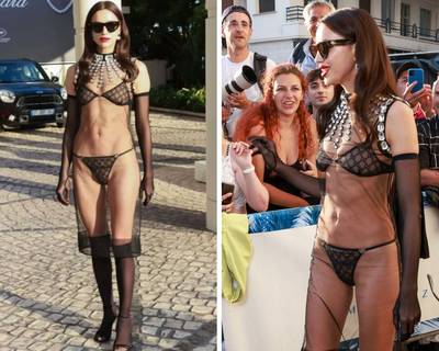 Irina Shayk ose la robe transparente au Festival de Cannes