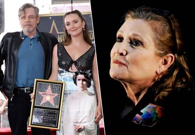 Carrie Fisher reçoit une étoile posthume sur le Walk of Fame, son frère et ses sœurs exclus de la cérémonie