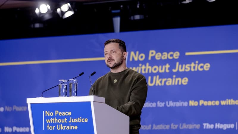 À La Haye, Volodymyr Zelensky réclame la création d’un tribunal spécial pour le crime d’agression