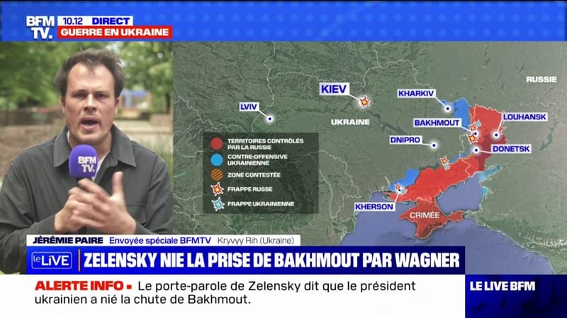 Bakhmout: Volodymyr Zelensky reconnaît à demi-mot la prise de la ville lors d’une déclaration au G7, le porte-parole du président ukrainien dément cette information