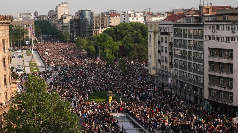 Serbie: nouvelle manifestation à Belgrade après des tueries de masse