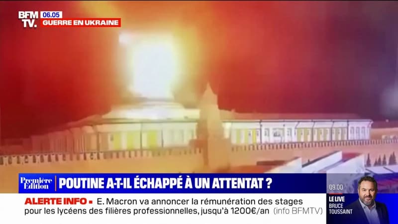 Drones au-dessus du Kremlin: Zelensky rejette toute implication de l’Ukraine