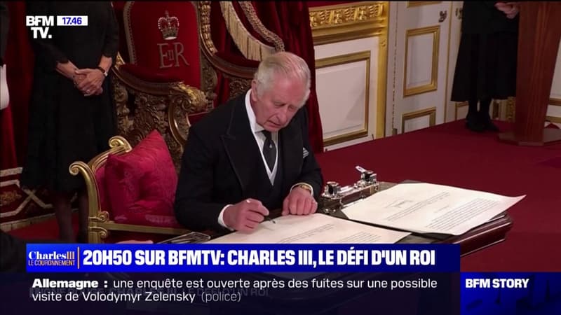 LIGNE ROUGE –  L’agacement de Charles III à cause d’un encrier mal placé lors de la cérémonie de proclamation