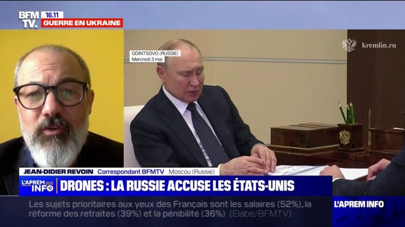 La Russie accuse les États-Unis d’avoir donné l’ordre à l’Ukraine de commettre l’attaque de drones sur le Kremlin