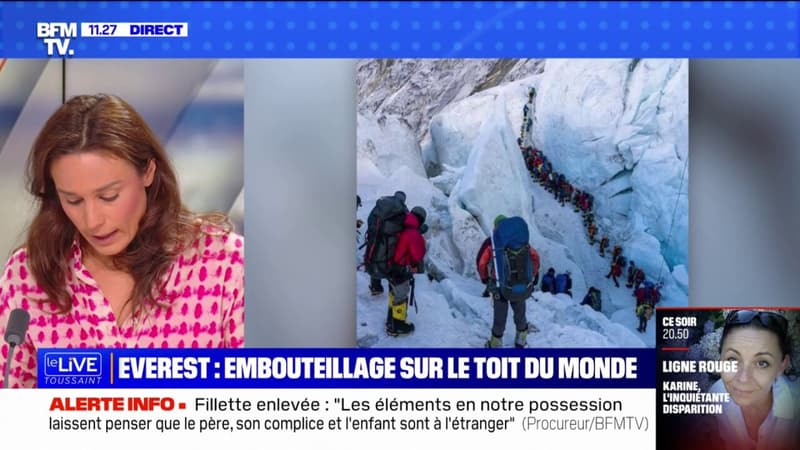 Les alpinistes sont confrontés à un embouteillage monstre pour atteindre le sommet de l’Everest