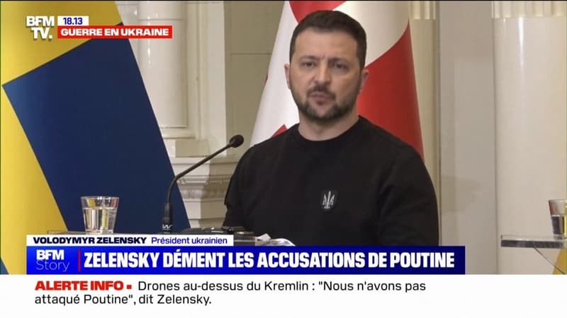 “Nous n’avons pas attaqué Poutine”: Volodymyr Zelensky dément toute attaque contre le Kremlin