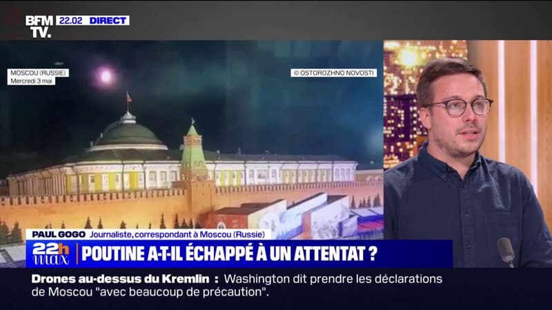 Paul Gogo (journaliste, correspondant à Moscou): “On a du mal à imaginer une thèse où un inconnu aurait lancé son drone à 200 mètres du Kremlin”