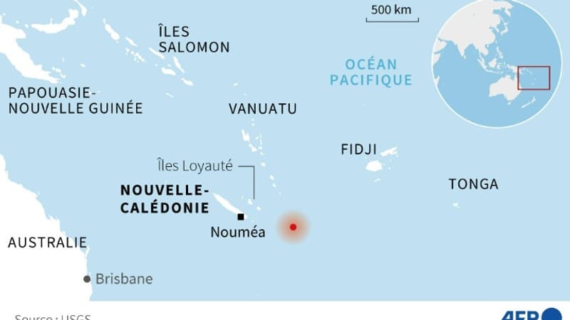 Séisme de magnitude 7,1 à l’est de la Nouvelle-Calédonie, menace de tsunami écartée