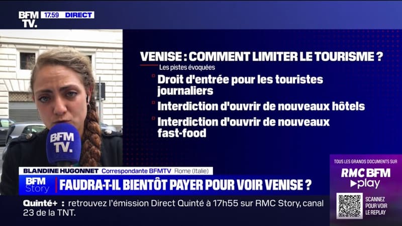 Surtourisme: Venise souhaite limiter les flux de visiteurs