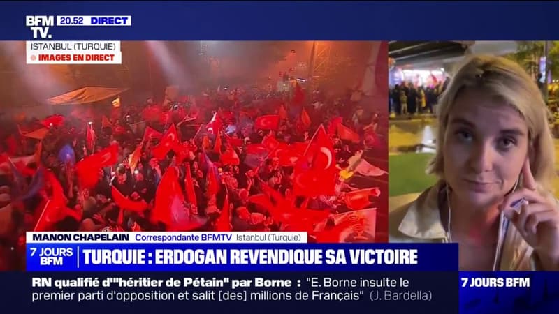 Turquie: la joie des électeurs de Recep Tayyip Erdogan après sa victoire à la présidentielle