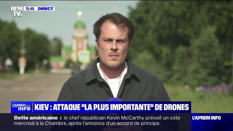 Ukraine: Kiev visée par l’attaque de drones russes “la plus importante” depuis le début de la guerre, une personne a été tuée