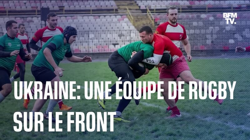 Ukraine: une équipe de rugby sur le front